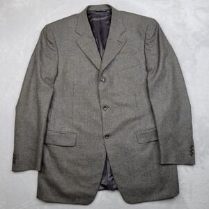 Canali‎ Sport Coat Men 52 Long 52L Wool Suit Jacket Blazer Bloomingdales US 42
